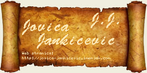 Jovica Jankićević vizit kartica